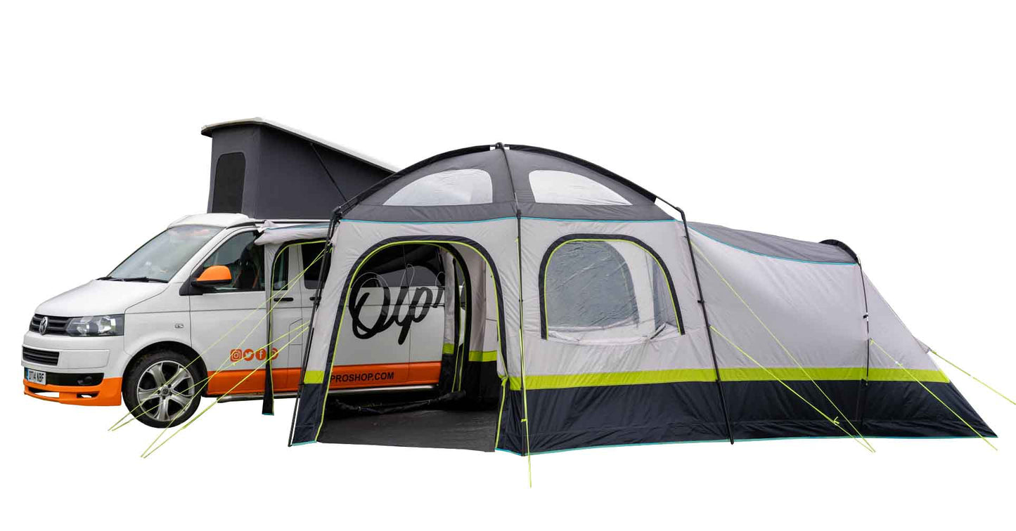 OLPRO Hive Campervan Awning (Fibreglass Poles) - with Sleeping Pod
