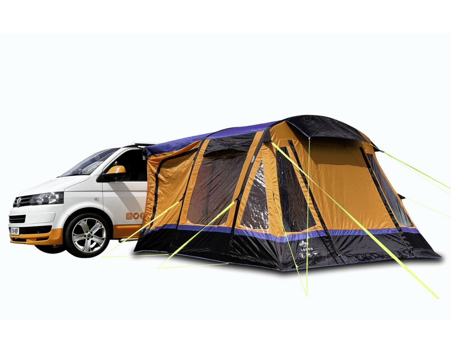 OLPRO Loopo Breeze® v2 Inflatable Campervan Awning (Orange)