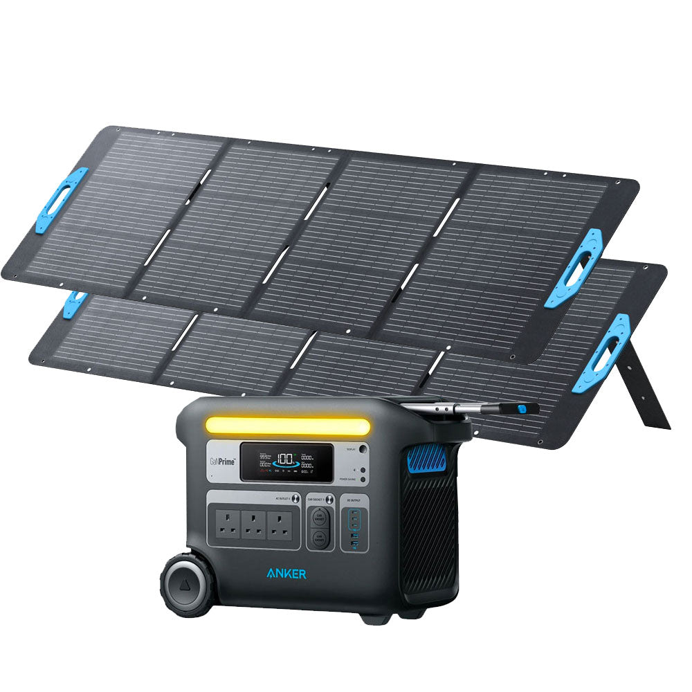 Anker SOLIX F2000 Portable Power Station & 400W Solar Panel Bundle