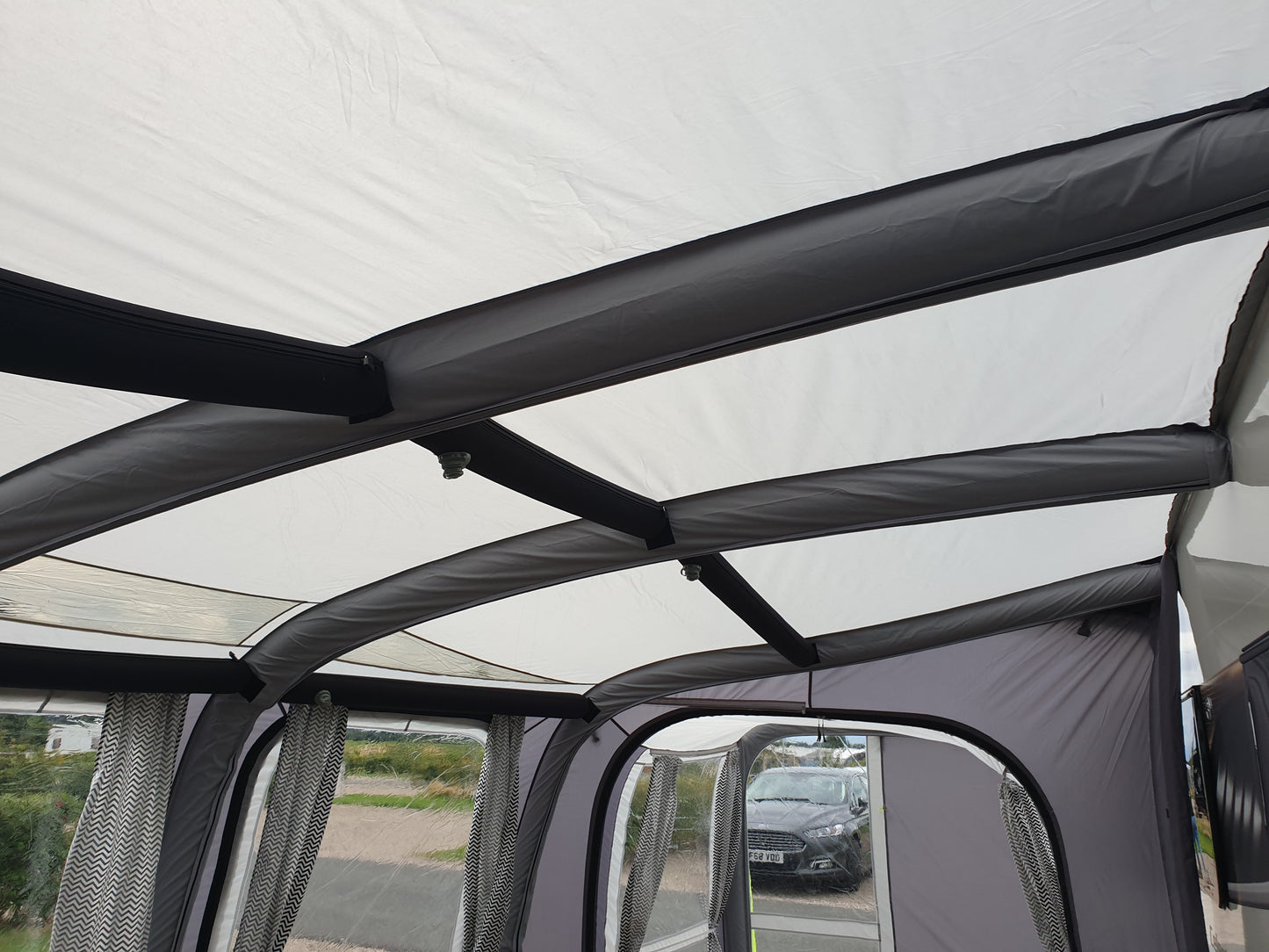 OLPRO View 420 Caravan Inflatable Porch Awning With Porch Extension