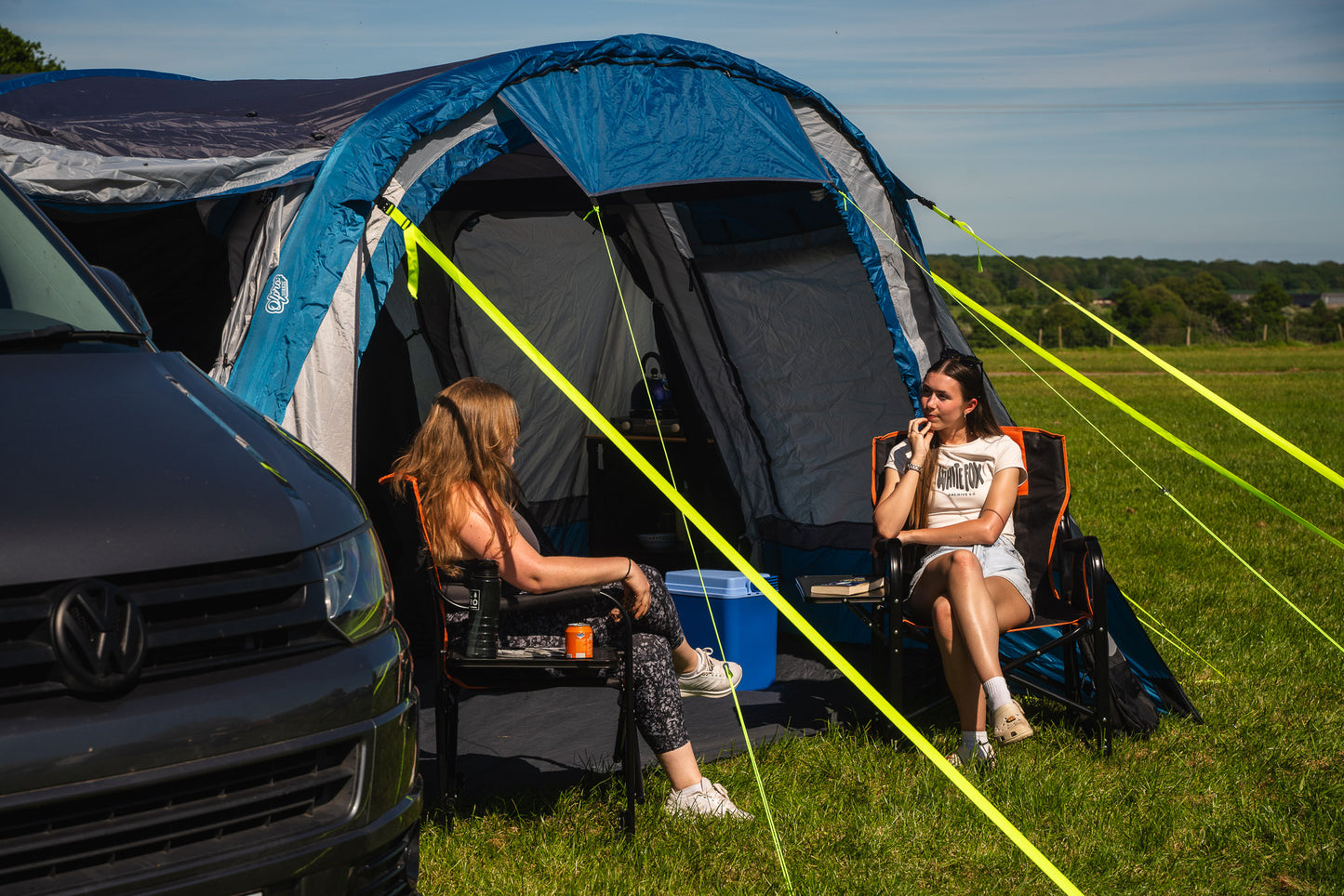 OLPRO Cocoon Breeze® V2 Tall Tunnel Motorhome Awning (Blue)