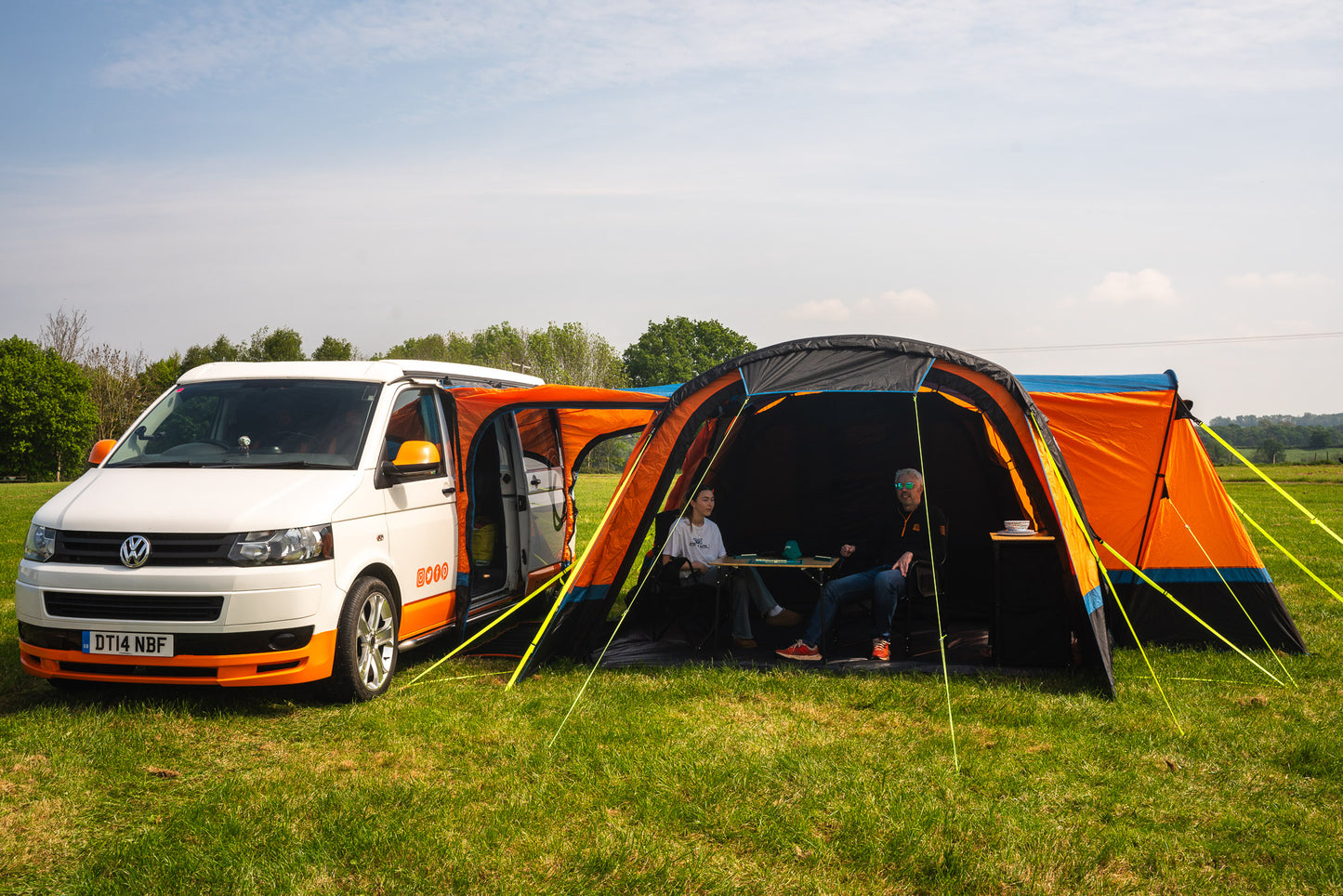 OLPRO Cocoon Breeze® V2 Tall Tunnel Motorhome Awning (Orange)