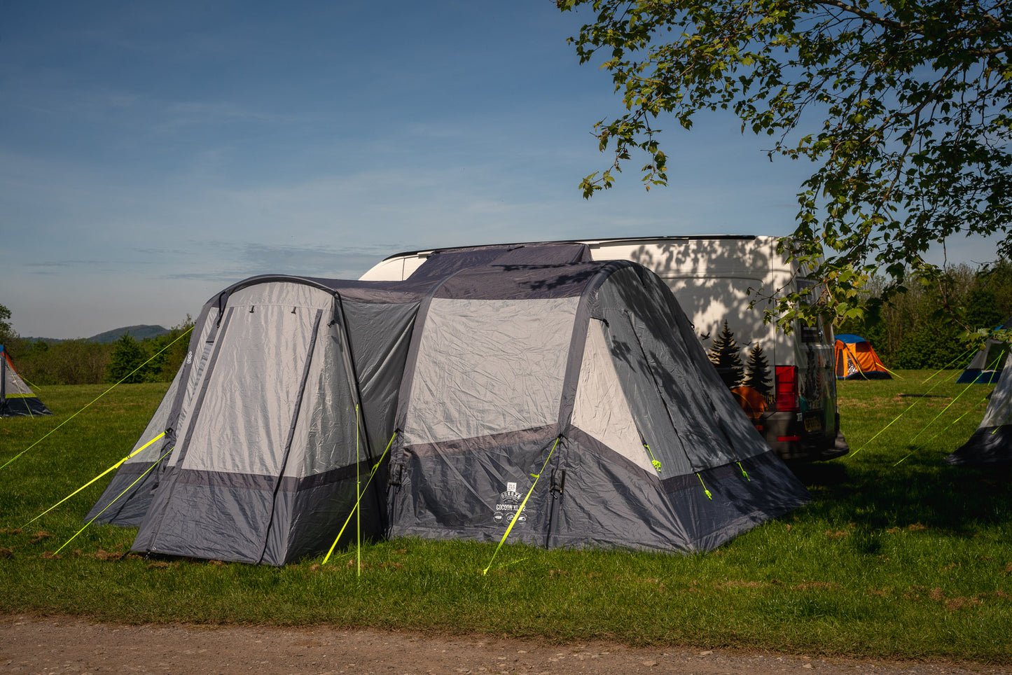 OLPRO Cocoon Breeze® V2 XL Tall Tunnel Motorhome Awning (Grey)