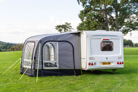 OLPRO View 300 Caravan Inflatable Porch Awning With Porch Extension
