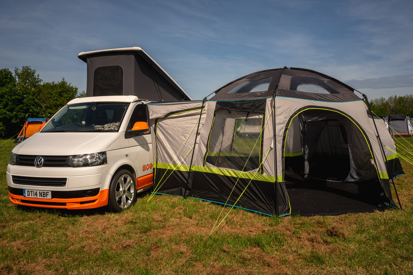 OLPRO Hive Campervan Awning (Fibreglass Poles) - with Sleeping Pod