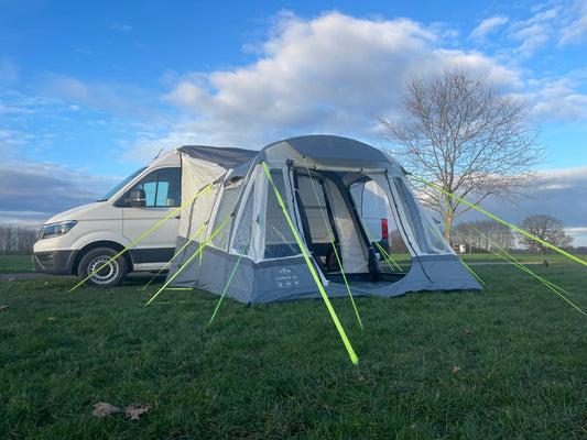 OLPRO Loopo Breeze® XL V2 Tall Tunnel Motorhome Awning (Grey)