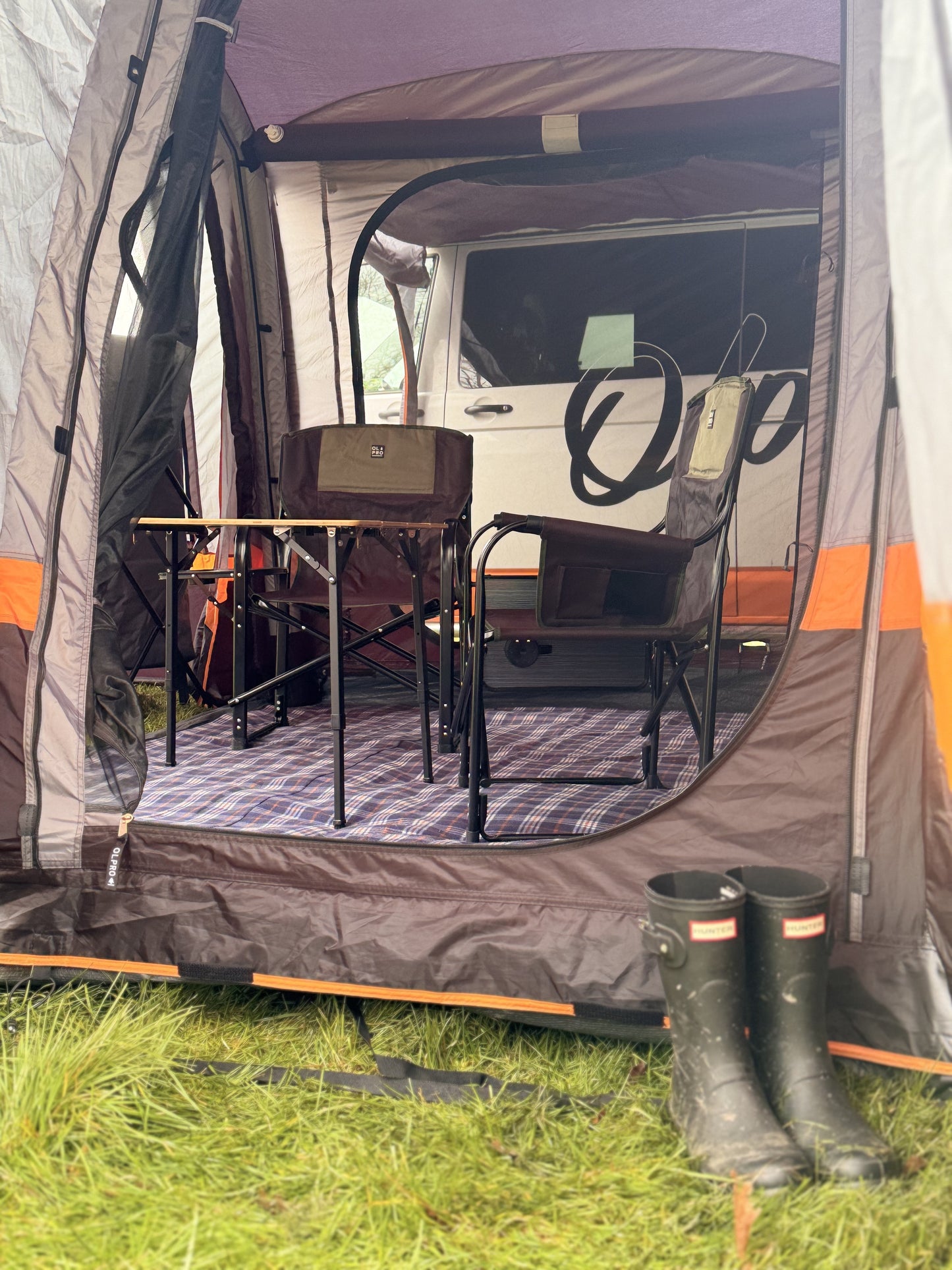 OLPRO Cocoon Breeze® V2 Tall Tunnel Motorhome Awning (Grey)