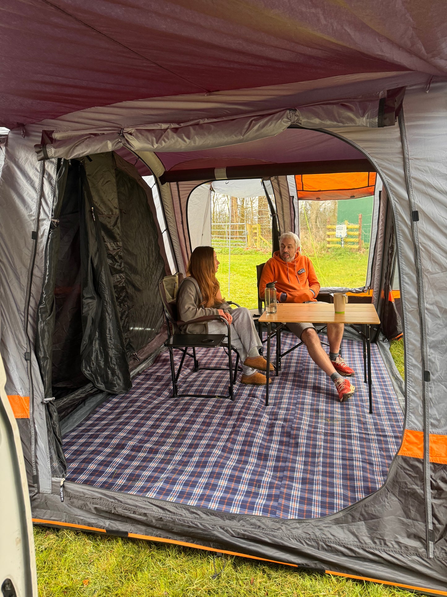 OLPRO Cocoon Breeze® V2 Tall Tunnel Motorhome Awning (Grey)