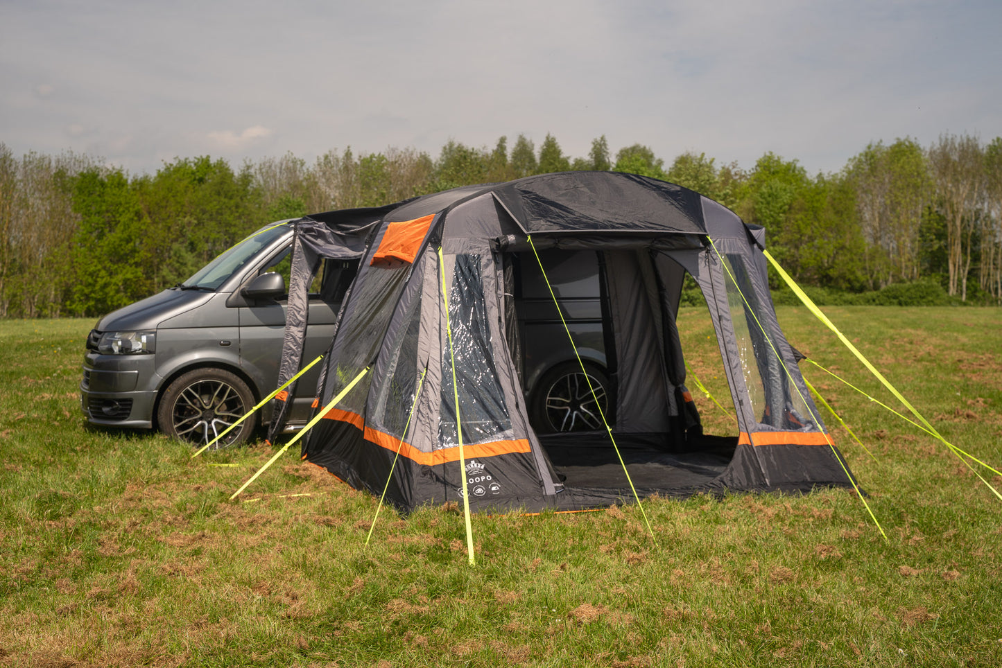 OLPRO Loopo Breeze® v2 Inflatable Campervan Awning (Charcoal)