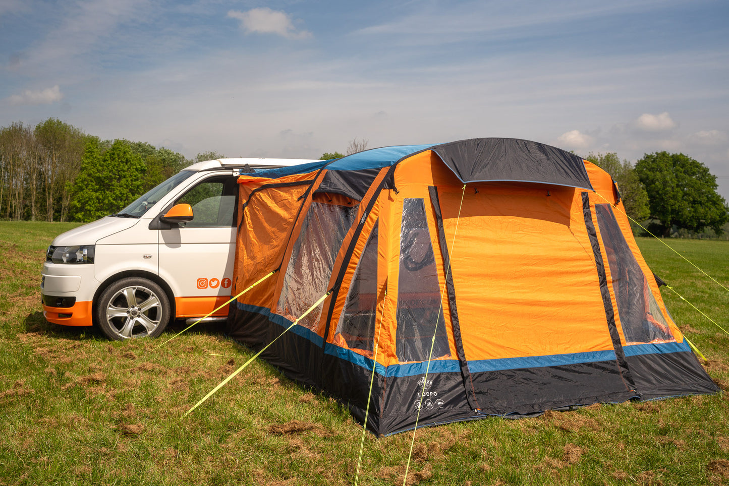 OLPRO Loopo Breeze® v2 Inflatable Campervan Awning (Orange)