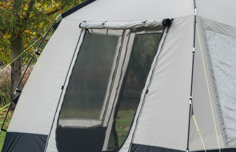 OLPRO Cubo Tall Tunnel Motorhome Awning - Fibreglass Poles